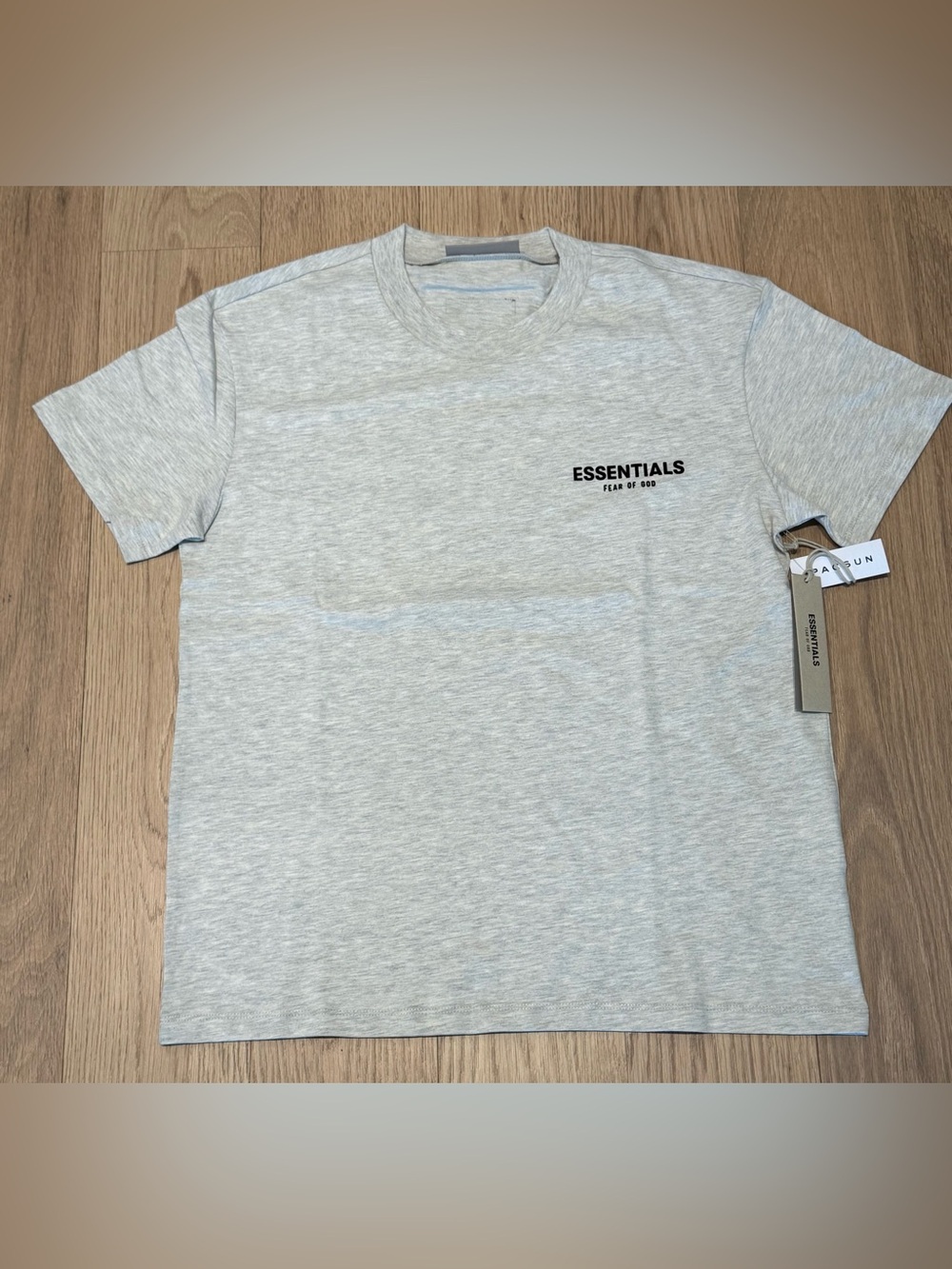 Fear of God Essentials T-Shirt SS22 Light Oatmeal - Size M